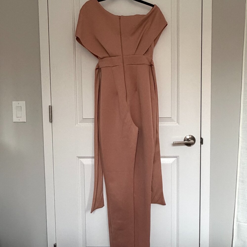 ✨ NWT✨ ASOS Fallen Shoulder Scuba Jumpsuit - Picture 5 of 11